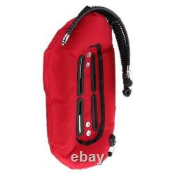 30lb BCD Diving Donut Wing with Single Cylinder Scuba Freediving Set Red