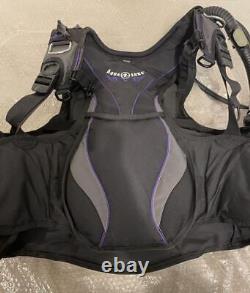 AQUA LUNG SOUL i3 BC size XS/SM BCD black scuba Large Buoyancy Compensator Vest