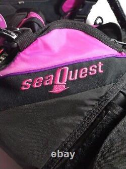 Acua Lung SeaQuest Diva QD Size Small BCD Vest SCUBA Diving Buoyancy Knife more