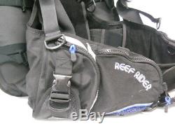Aeris Reef Rider BCD, XLarge, scuba diving Back Inflation bc xl