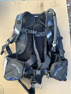 Aeris Reef Rider Compact/Travel Scuba Diving BCD In Bag