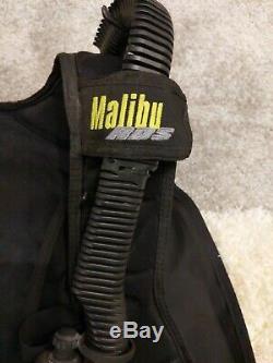 Aqua Lung Malibu RDS Dive Vest BCD SCUBA With Octo Inflator Size Large