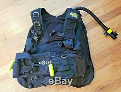 Aqua Lung Malibu RDS Dive Vest BCD integrated weight with Hose SMALL FREE SHIP