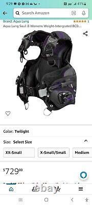 Aqua Lung Soul i3 BCD Women's Size XS As Found Appears new in packaging