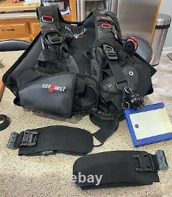 Aqualung Seaquest BALANCE SCUBA BCD, Size XL BC, Weight Integrated plus extras
