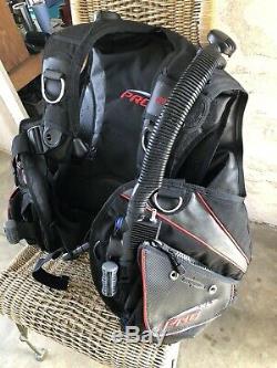 Aqualung Seaquest PRO XLT Scuba Dive BCD, Size Large BC, Weight Integrated