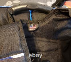 BLUE Black ASV SCUBA Diving USA Made BCD Buoyancy Control Device Size XL USED