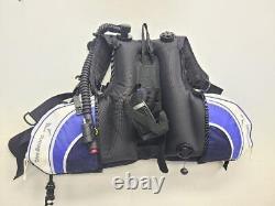 Bism DIVE BEANS BC BCD size M black scuba Large Buoyancy Compensator Vest USED