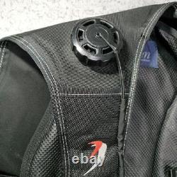 Bism JK2610 BCD size M black scuba Large Buoyancy Compensator Vest USED