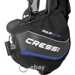 Cressi Aquaride Blue Pro Scuba Diving BCD