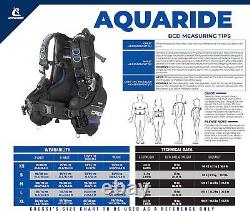 Cressi Aquaride Pro Scuba BCD Weight Integrated Buoyancy Compensator