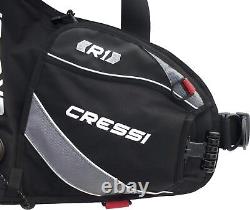 Cressi Lightweight Scuba Diving Jacket BCD with Integrated X-Large, Black/Red
