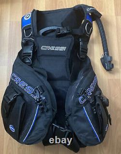 Cressi Scuba Diving Medium Scuba Vest Black and Blue Aquapro 5r