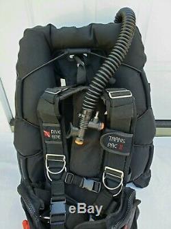 DIVE RITE TRANSPAC II BCD with REC WINGS Size M/L