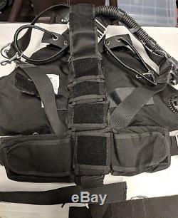 Diamond sidemount bcd, integrated weight pockets on harness, used once