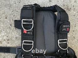 Dive Rite TransPac II Scuba BCD Soft Backplate/Harness Size Medium/Large