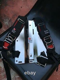 Dive Rite TransPlate Harness for Scuba Diving with stainless steel backplate
