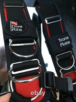 Dive Rite TransPlate Harness for Scuba Diving with stainless steel backplate