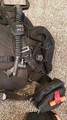 Dive Rite Trans Pac II With Trek Wing Size MediuM/Large SCUBA diving Pack BCD