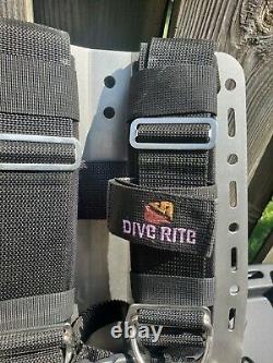Dive Rite Trans Plate Harness, Stainless Steel Backplate, SS Roller Cam Bands