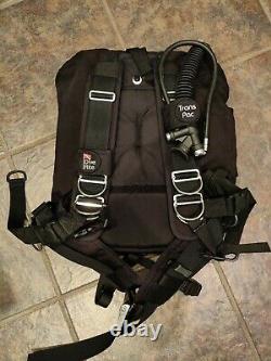 Dive Rite Transpac Harness with Travel Wing, Power Inflator, and LP Hose