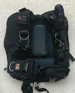 Dive Rite Transpac Harness with Travel Wing, and Integrated 16 lb weight pockets