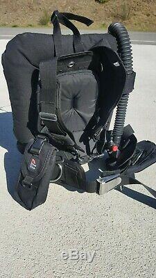 Dive Rite Transpac Travel Wing BCD with Backplate, Size Large, Scuba Diving Dive
