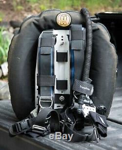 Dive Rite Transplate XXL Scuba Harness with OMS Wing and XS Scuba Weight Pockets