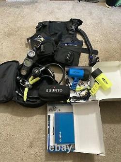 Diving Equipment Set (Seaquest BCD, Dive Computer And Regulator, Lights)