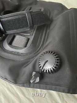 Genesis Scuba BCD Diving Vest Size Large Not Tested Black W Parts