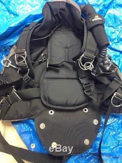 Gently used, dive rite side mount, wing, harness, bcd size L very adjustable