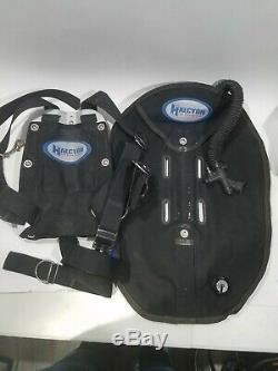 Halcyon Eclipse 40 Diving BCD Wing & Aluminum Backplate w Harness 40 Pounds Lift