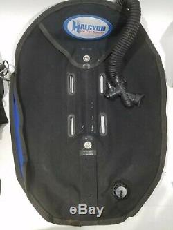 Halcyon Eclipse 40 Diving BCD Wing & Aluminum Backplate w Harness 40 Pounds Lift