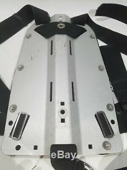 Halcyon Pioneer 36 Diving BCD Wing & Aluminum Backplate w Harness 36 Pounds Lift
