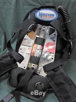 Halcyon Pioneer Scuba Diving BCD and integrated weight system with SS back-plate