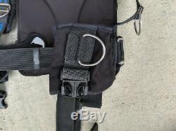 Halycon Stainless Steel Backplate, Harness, Deluxe Harness pads, Cinch, ACB10