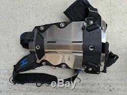 Halycon Stainless Steel Backplate, Harness, Deluxe Harness pads, Cinch, ACB10