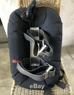 Hollis S38 Single Tank Wing Scuba BCD, Backplate Crotch Strap, Harness, Dive BC