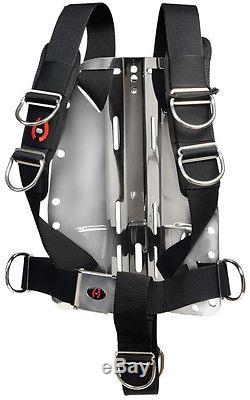 Hollis Solo Harness System for Technical Diving Systems with Aluminum Backplate