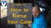 How To Rinse Your Scuba Gear