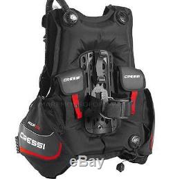 Jacket Cressi Sub Aquaride With Pockets Weights Size Media Dive Bcd Lock-aid
