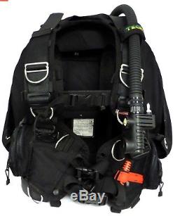 Large Zeagle Tech BC Scuba Diving Weight Integrated Dual Tank Compatible BCD