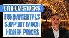 Lithium Stocks Fundamentally Cheap Don T Believe The Doomsayers