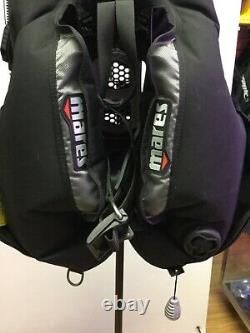 MARES HYBRID BCD with MRS Plus Weight Pockets Size M/L SCUBA As Pictured