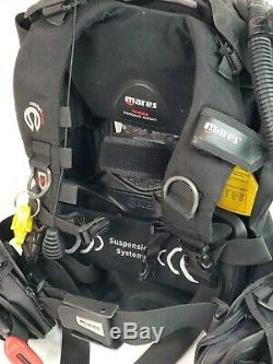 MARES Hybrid Pure Scuba Dive Diving BCD Size Medium/Large M/L Weight Integrated