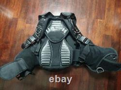 MARES dragon air trim BCD size XS black scuba Large Buoyancy Compensator Vest