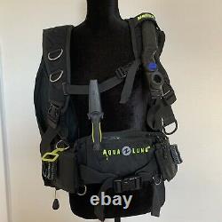 Malibu RDS Aqua Lung Scuba Backpack Black Size M Style MC01 MD 9720