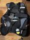 Mares Bcd Size S Black Scuba Large Buoyancy Compensator Vest Used