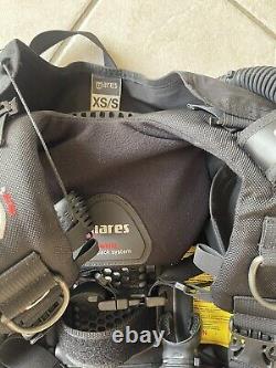 Mares Hybrid Pure BCD Back Inflation Size Xs/Sm air source regulator scuba dive