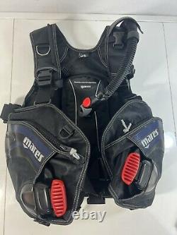 Mares Vector/Epic Scuba Diving Weight Vest Black Sz Medium With Back Protection